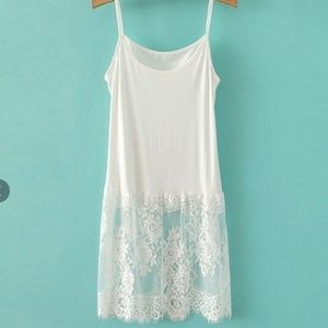 Lace Cami Shirt Extended